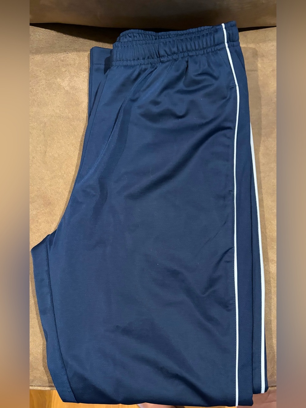 Soffe Navy Drawstring Athletic pants with Elastic Waist
